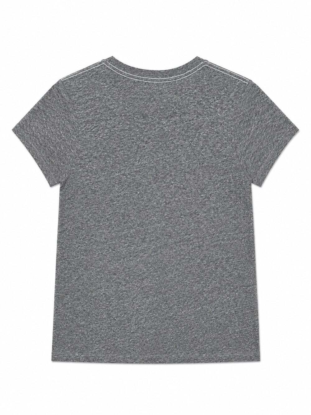 The Great Heather Grey Lounge Set Tee Wide Leg Drop Crotch Pants 1 S 2 M - Picture 3 of 9